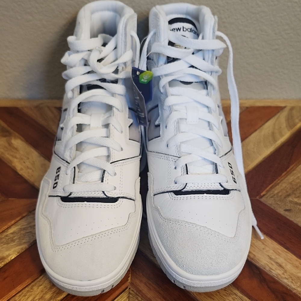 New Balance White and Gray Men's Sneakers